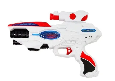 Kosmiczny Pistolet Laserowy z Maską Space