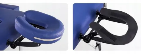 ŁÓŻKO STÓŁ DO MASAŻU SKŁADANY ALUMINIOWY 3 SEGMENTY ADELE PIANKA 5CM HABYS