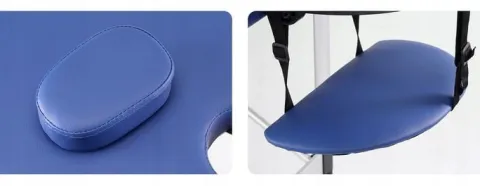 ŁÓŻKO STÓŁ DO MASAŻU SKŁADANY ALUMINIOWY 3 SEGMENTY ADELE PIANKA 5CM HABYS