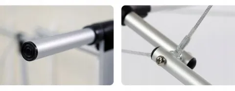 ŁÓŻKO STÓŁ DO MASAŻU SKŁADANY ALUMINIOWY 3 SEGMENTY ADELE PIANKA 5CM HABYS