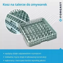 KOSZ DO TALERZY DO ZMYWAREK 50X50 FORGAST FG00500