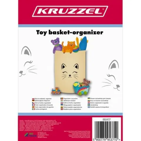 Kosz Na Zabawki- Organizer 42L Kruzzel 24727