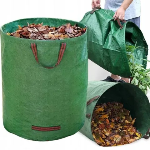 Kosz Ogrodowy TSG-152 Składany Worek Torba Na Liście Trawę Kompost 120L
