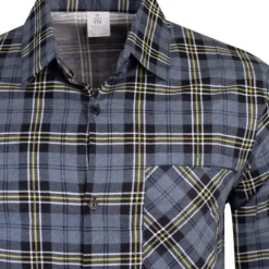 KOSZULA FLANELOWA CASUAL W KRATE MĘSKA 100% BAWEŁNA r. XXL