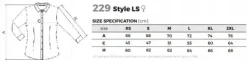Koszula kelnerska Damska STYLE LS229 Biała S