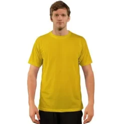 Koszulka Basic z krótkim rękawem do sublimacji - Yellow XS