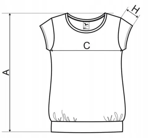 Koszulka bluzka damska t-shirt CITY czarny XL