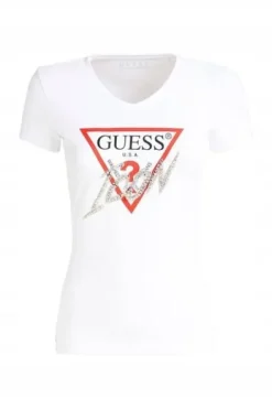 Koszulka damska, t-shirt - GUESS - Icon - rozm. XS
