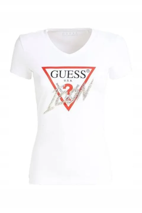 Koszulka damska, t-shirt - GUESS - Icon - rozm. XS