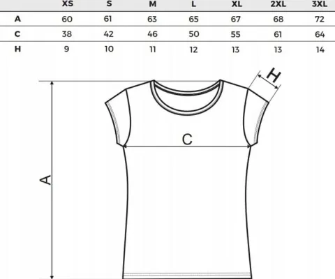 Koszulka damska t-shirt MALFINI PURE czarna L