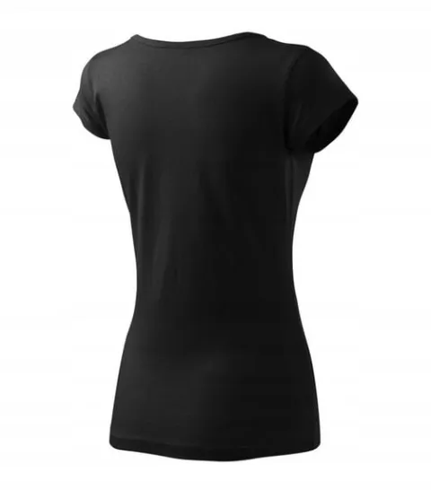 Koszulka damska t-shirt MALFINI PURE czarna L