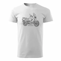 Koszulka motocyklowa z motocyklem Honda Varadero męska biały REGULAR S
