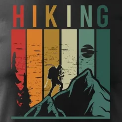 Koszulka outdoor w góry dla turysty namiot Tatry trekkingowa męska czarna REGULAR L