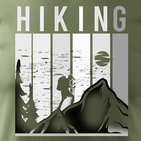 Koszulka outdoor w góry dla turysty namiot Tatry trekkingowa męska khaki REGULAR M