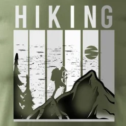 Koszulka outdoor w góry dla turysty namiot Tatry trekkingowa męska khaki REGULAR S