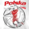Koszulka polska siatkówka dla kibica do siatkówki siatkówka Volleyball męska biała REGULAR M