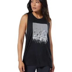 Koszulka Reebok Cardio Graphic Tank damska top bezrękawnik sportowy 2XS