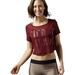 Koszulka Reebok Cardio Mesh damska top sportowy z siateczki XS
