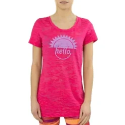 Koszulka Reebok RH Burnout damska t-shirt przedłużany sportowy termoaktywny M
