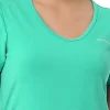 Koszulka Reebok Vneck damska sportowa termoaktywna t-shirt fitness S