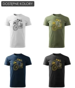 Koszulka rowerowa na rower z rowerem górskim MTB Góry Mountain Bike męska khaki REGULAR S