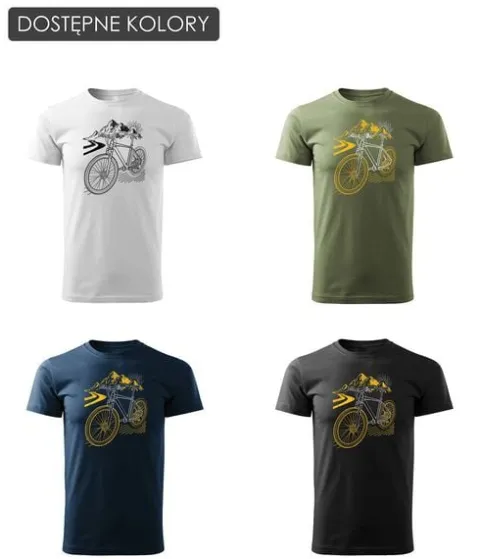 Koszulka rowerowa na rower z rowerem górskim MTB Góry Mountain Bike męska khaki REGULAR S