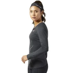 Koszulka z długim rękawem Reebok CrossFit Burnout damska sportowa bluzka XS