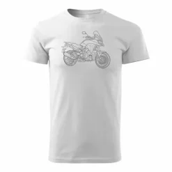 Koszulka z motocyklem Honda VFR 800 X Stroke męska biała REGULAR S