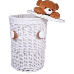 Kosz wiklinowy Miś 75L
