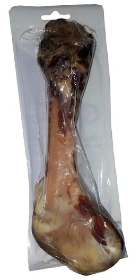Kość z szynki parmeńskiej 27cm - naturalny gryzak dla dużego psa Zolux 370g