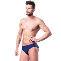 Kąpielówki sportowe Shepa 012 męskie slipy na plaże basen S