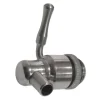 KRAN zawór kulowy STAL nierdzewna INOX gwint 1/2 cala 1/2" KRANIK do beczka