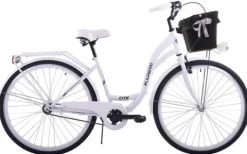 (K25) Rower miejski damski Kozbike 28 biały