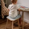 Krzesełko dla dzieci białe taboret