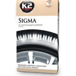 K2 Sigma Żel Czernidło Dressing Do Nabłyszczania Opon Plastików Aplikator