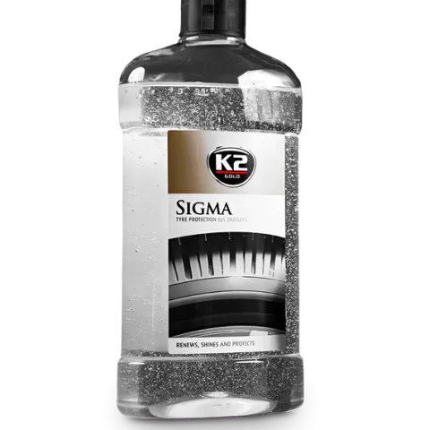 K2 Sigma Żel Czernidło Dressing Do Nabłyszczania Opon Plastików Aplikator