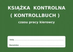 Książka czasu pracy kierowcy KONTROLLBUCH PL - DE - 10 szt.