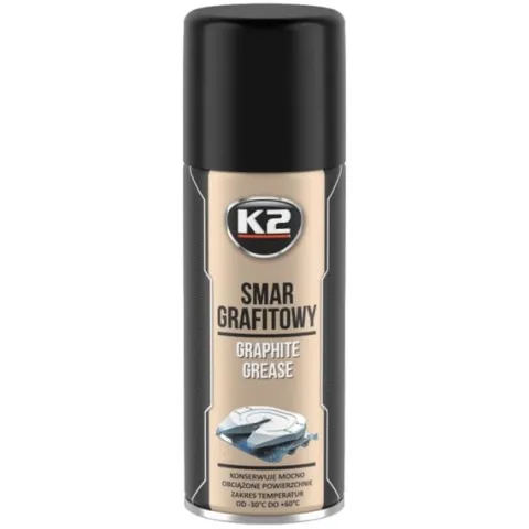 K2 SMAR GRAFITOWY 400ml Konserwuje mocno obciążone powierzchnie