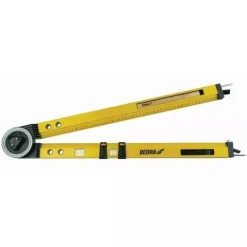 KĄTOMIERZ NASTAWNY Z POZIOMNICĄ DEDRA MK0620 620MM, 2 LIBELKI, 4W1