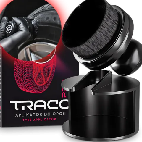 K2 Traco Pro Aplikator Dressingu Czernidła Do Opon Gęstym Włosiem Rączka