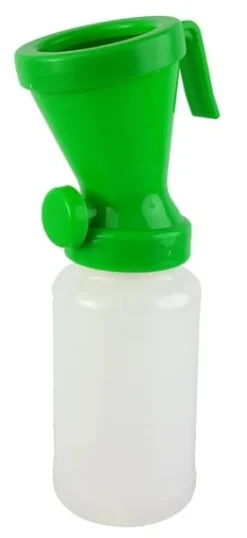 Kubek do dezynfekcji strzyków, pianowy, zielony, typ DeLaval, 300 ml