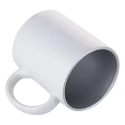 Kubek 330 ml ze srebrnym wnętrzem Sublimacja Termotransfer
