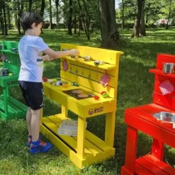 Kuchnia błotna z akcesoriami Niebieska