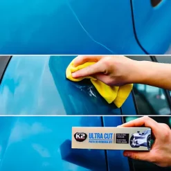 K2 Ultra Cut 100G Pasta Polerska + Zestaw Gąbek Do Polerowania Usuwania Rys