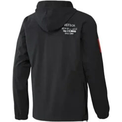 Kurtka Reebok Combat Lightweight męska sportowa wiatrówka termoaktywna z kapturem XS