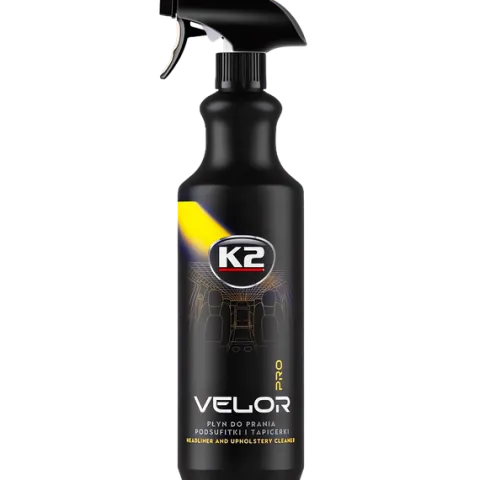 K2 Velor Pro 1L Płyn Do Mycia Podsufitki Foteli Prania Tapicerki Wnętrza