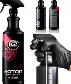 K2 ZESTAW DETAILINGOWY ROTON PRO PŁYN MYCIA FELG SZCZOTKA MIKROFIBRA