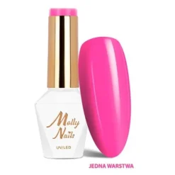 Lakier hybrydowy LED/UV Gel Polish Sorbet Nr 295 Pink MollyNails 8g