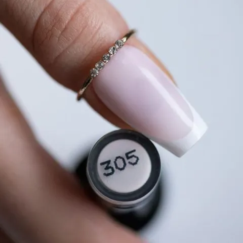 Lakier hybrydowy LED/UV Gel Polish NTN Premium Delicate French Nr 305 5g