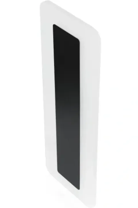LAMPA ŚCIENNA ELEWACYJNA ZEWNĘTRZNY KINKIET LED 20W IP54 SZKLANY PANEL
